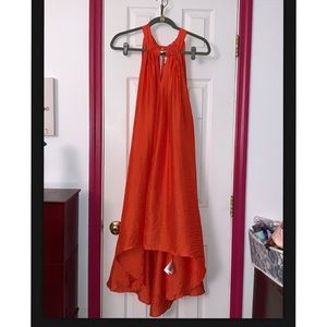Ladies orange H&M flowy dress